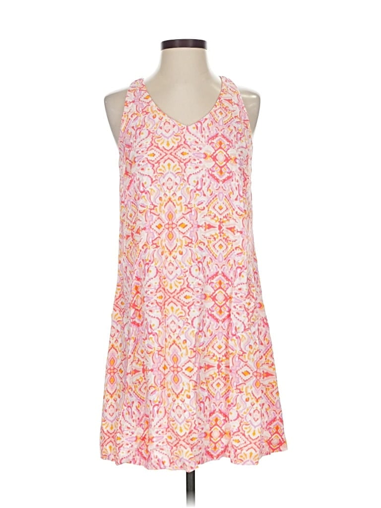 Pre-owned Ann Taylor Loft Casual Dress In Orange