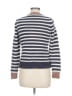 Banana Republic 100% Cotton Stripes Blue Pullover Sweater Size M - photo 2
