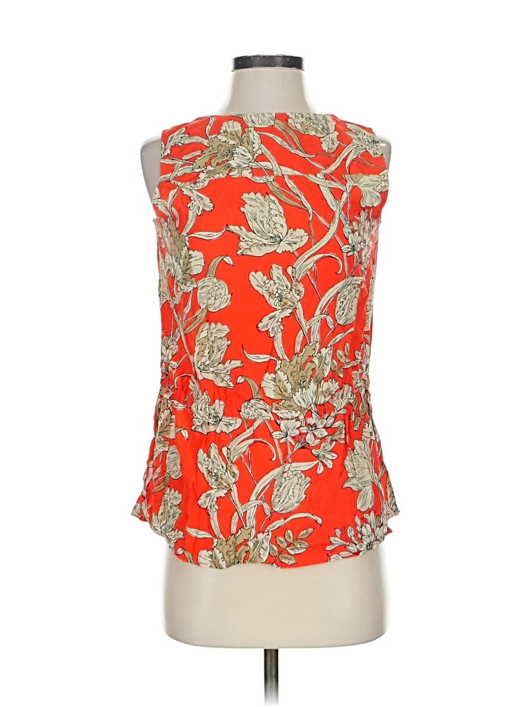 BANANA REPUBLIC Pre-owned Sleeveless Blouse In Orange