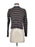 Eyeshadow Stripes Black Turtleneck Sweater Size XS - photo 1