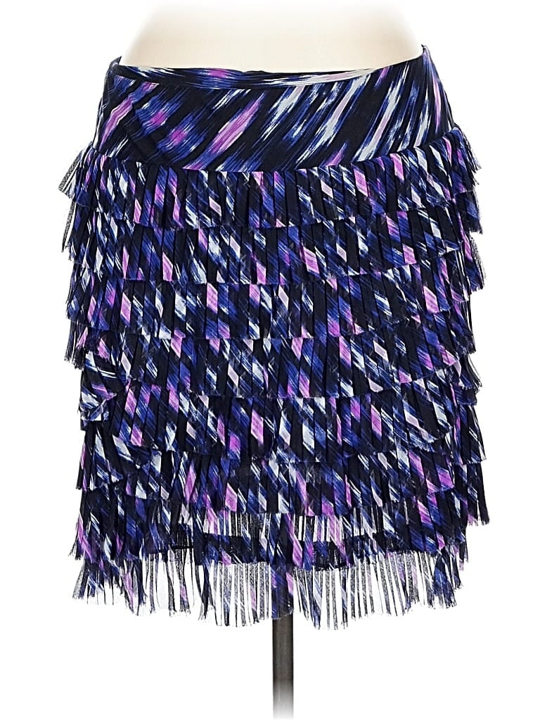 Ann Taylor Casual Skirt In Blue