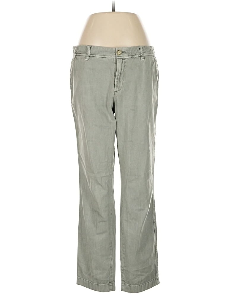 Pre-owned J.crew Factory Store Khaki Pant In Green