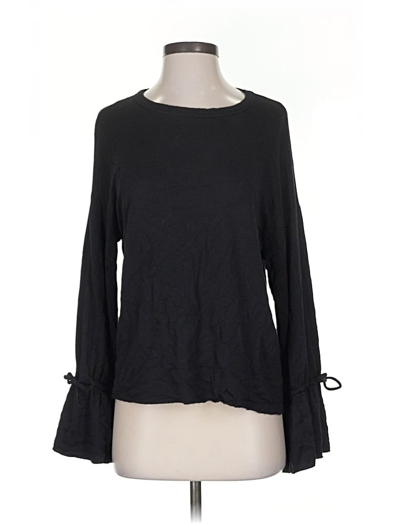 Pre-owned Design Lab Lord & Taylor Pullover Sweater In Black