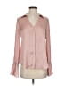 Paige 100% Polyester Pink Long Sleeve Blouse Size XS - photo 1