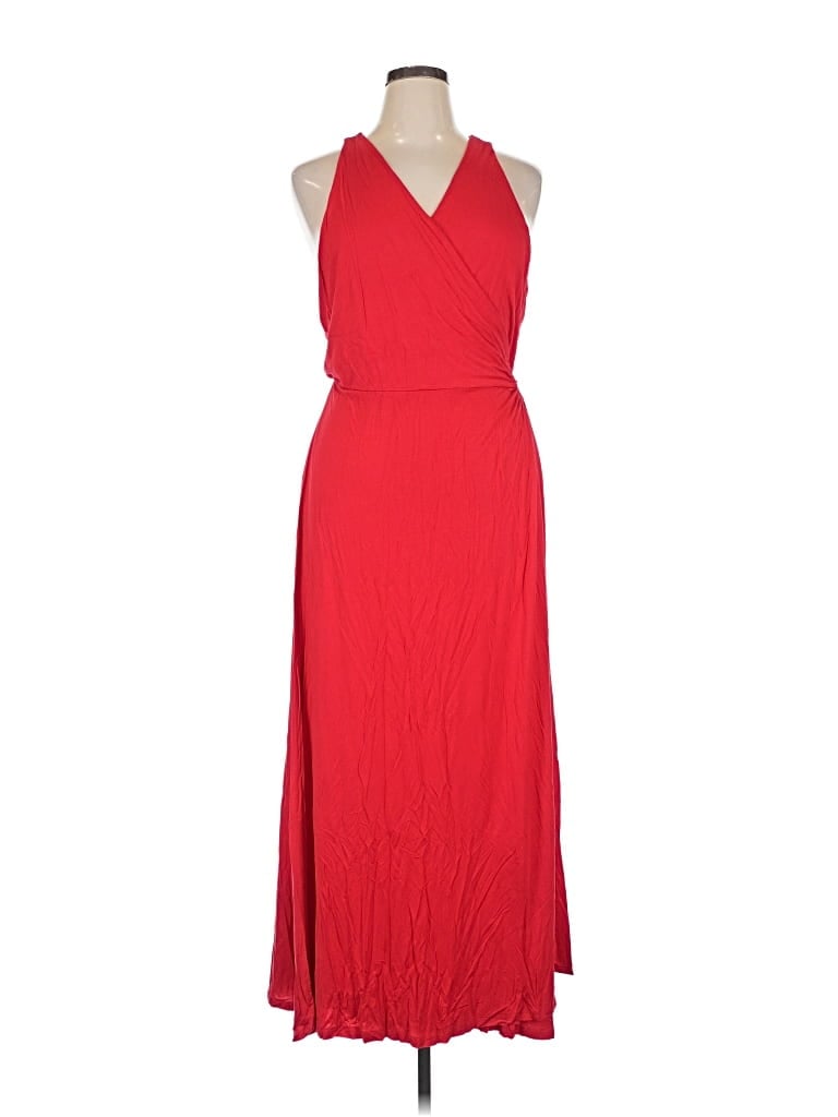 Pre-owned Suzanne Betro Cocktail Dress In Red