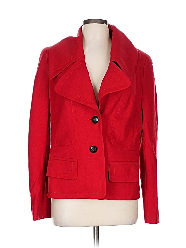 Pre-owned Escada Blazer Jacket In Red
