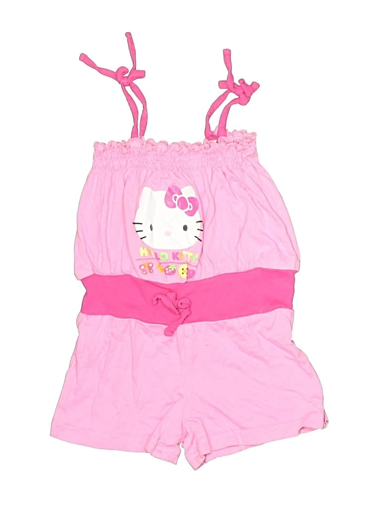 Click to view more detailed imagery on our partner's website Pre-owned Hello Kitty Kids' Romper In Pink