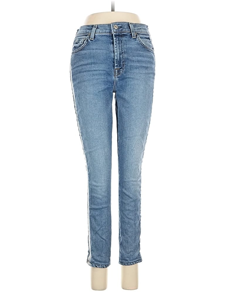 Pre-owned 7 For All Mankind Jeans In Blue