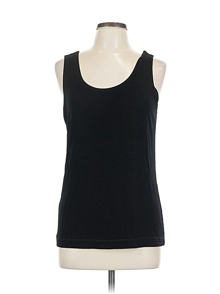 Pre-owned Travelers By Chico's Sleeveless T-shirt In Black
