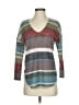 Aqua Tie-dye Stripes Gray 3/4 Sleeve T-Shirt Size XS - photo 1