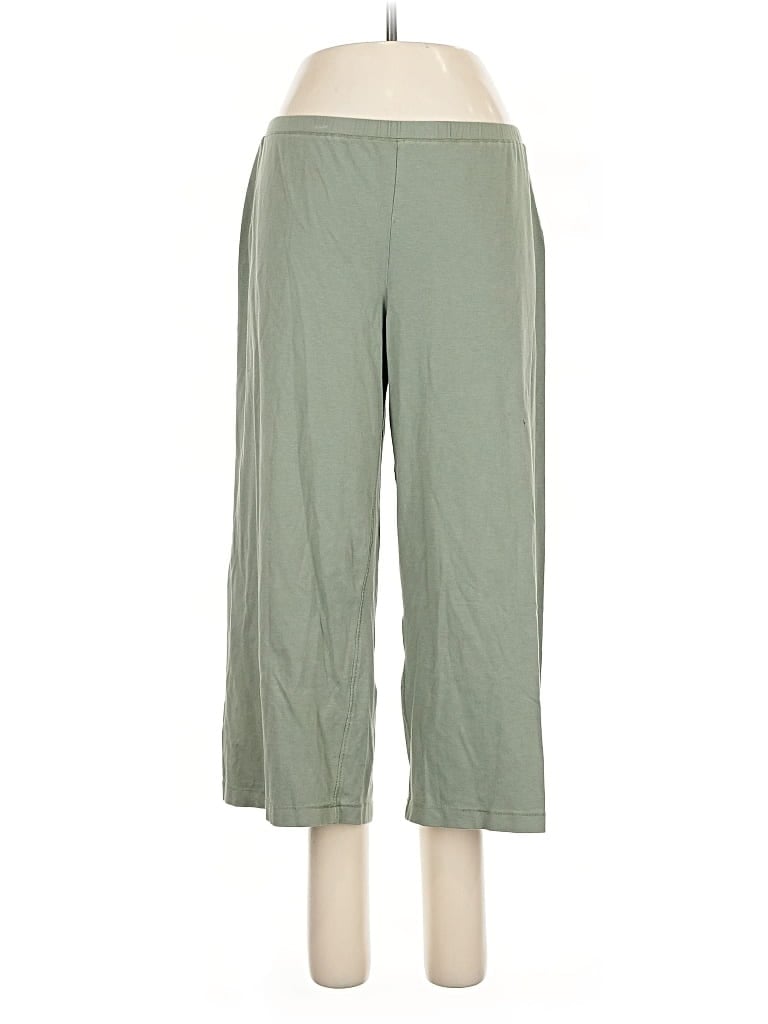 Pre-owned Eileen Fisher Casual Pants In Green