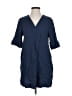 Cos 100% Cupro Blue Casual Dress Size 2 - photo 1