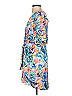 Jade 100% Polyester Paisley Blue Casual Dress Size XS - photo 5