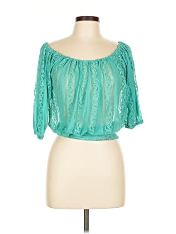Poof! 3/4 Sleeve Blouse (view 1)