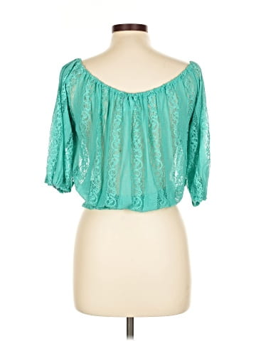 Poof! 3/4 Sleeve Blouse (view 2)