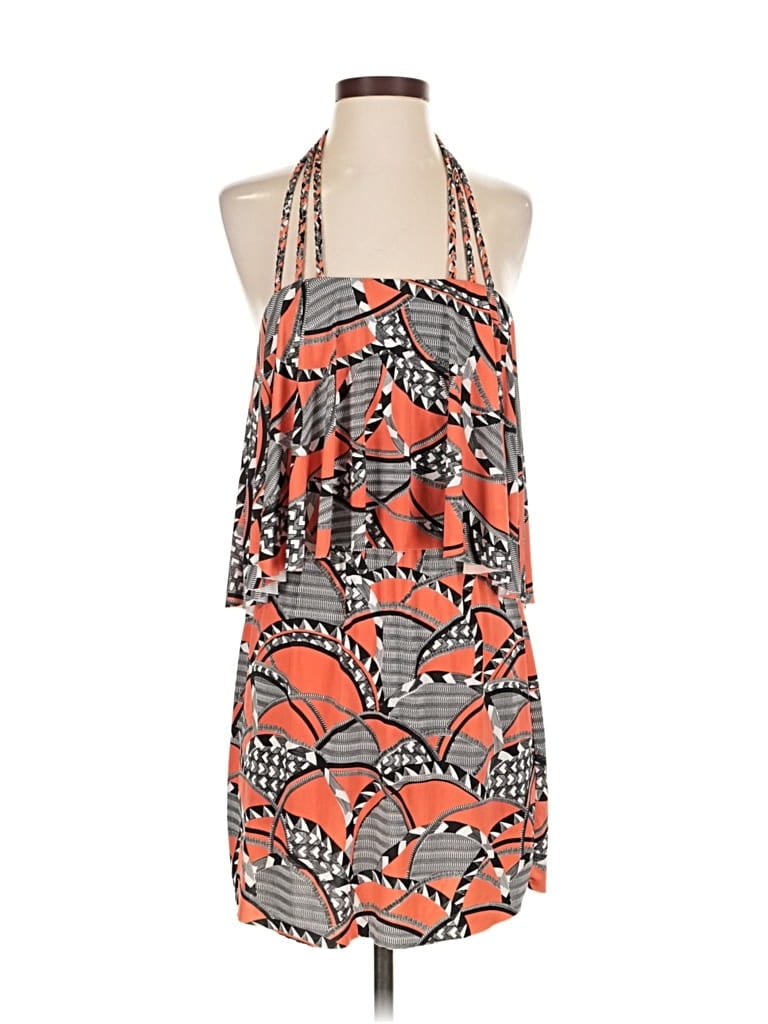 Pre-owned T-bags Los Angeles Cocktail Dress In Orange
