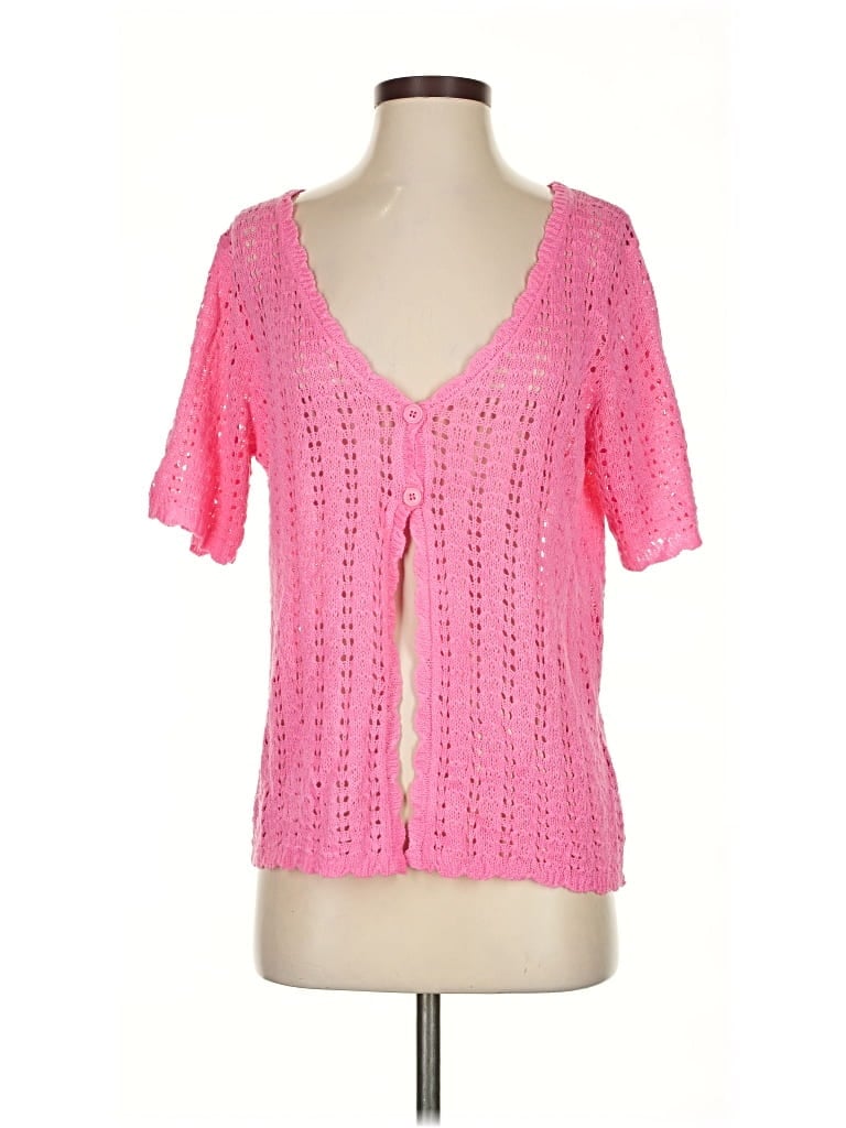 Pre-owned Unbranded Cardigan Sweater In Pink
