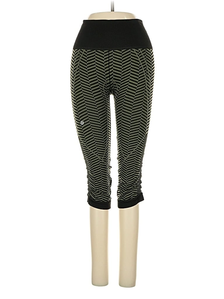 Pre-owned Lululemon Athletica Active Pants In Green