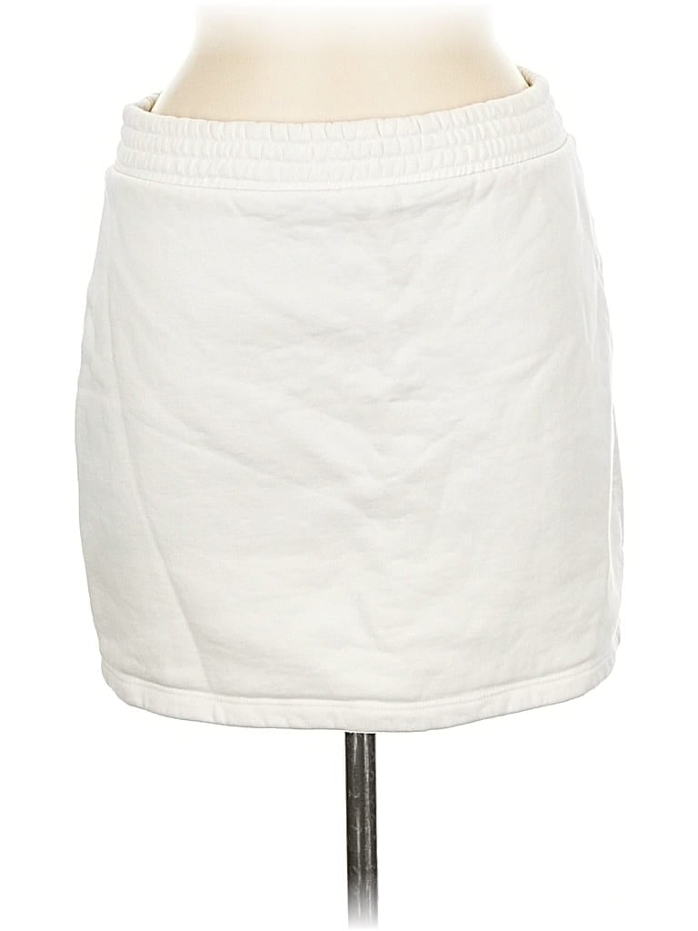 Pre-owned Reformation Jeans Casual Skirt In White
