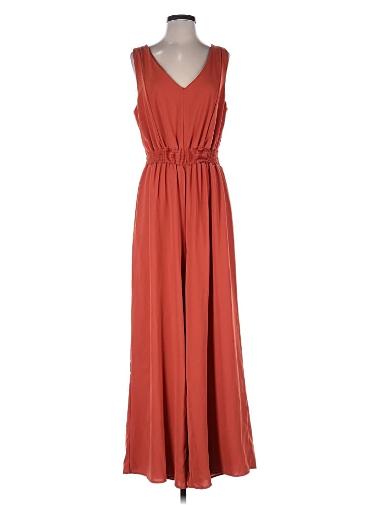 Pre-owned Sage The Label Jumpsuit In Red