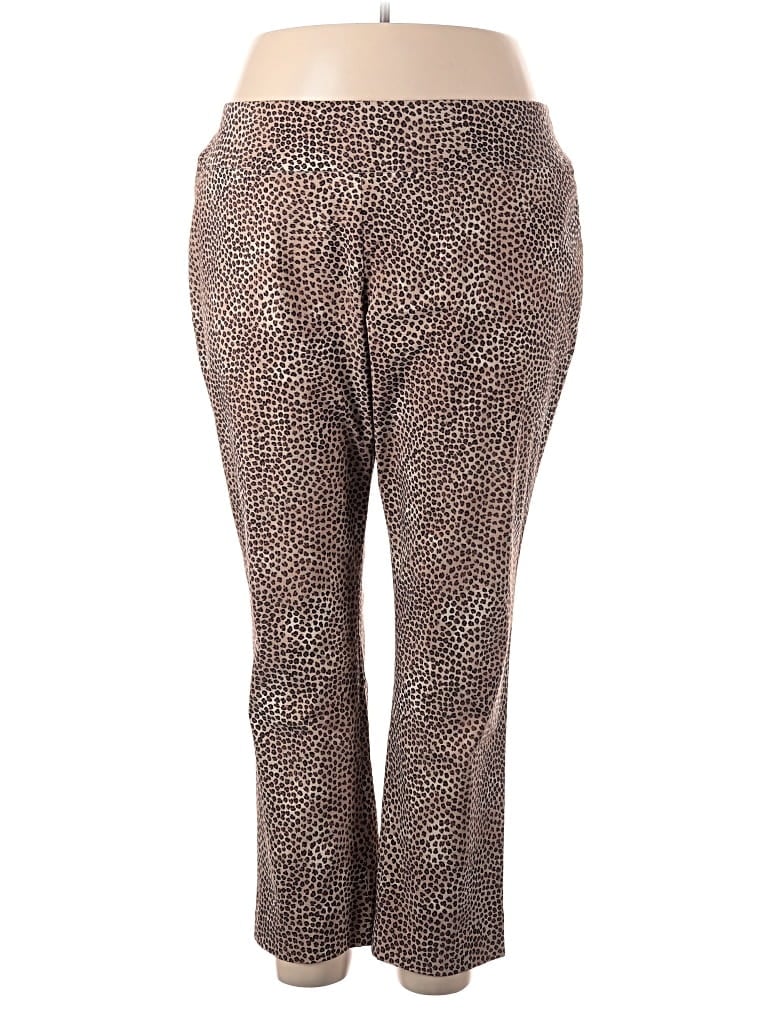 Pre-owned Nic + Zoe Casual Pants In Brown