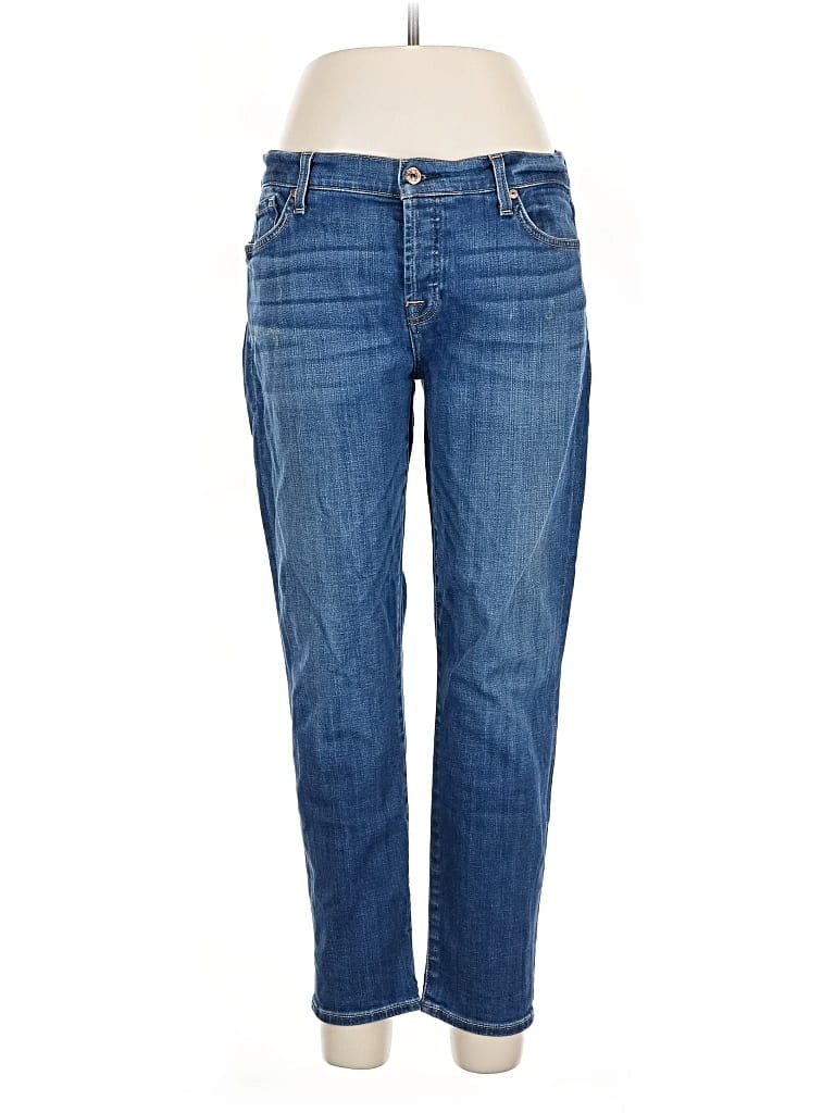 Pre-owned 7 For All Mankind Jeans In Blue