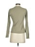 Meli Solid Tan Green Long Sleeve T-Shirt Size XS - photo 2