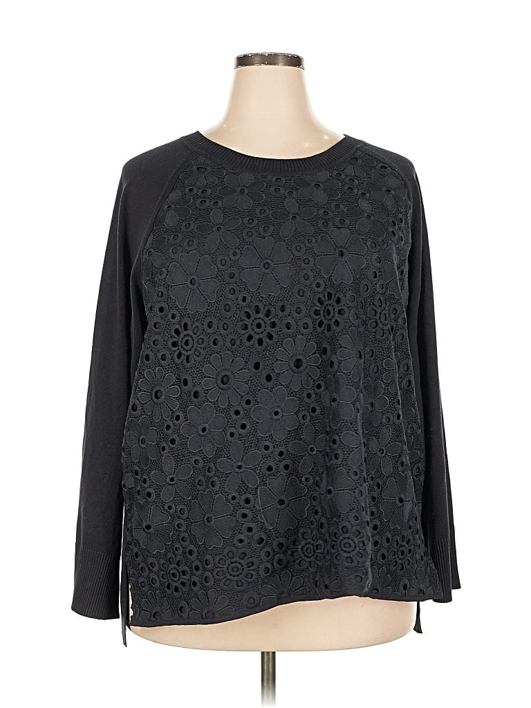 TOMMY HILFIGER Pre-owned Long Sleeve Blouse In Black