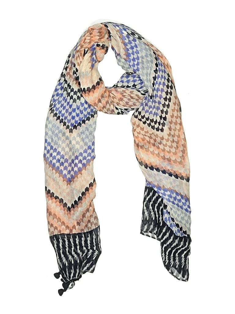 Pre-owned Unbranded Scarf In Blue