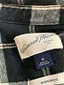 Universal Thread Checkered-gingham Black Long Sleeve Button-Down Shirt Size M - photo 7