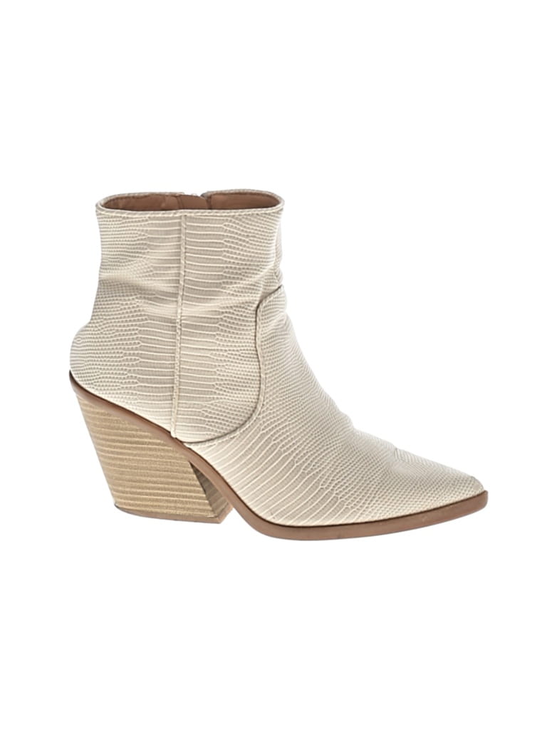 Pre-owned Express Boots In White