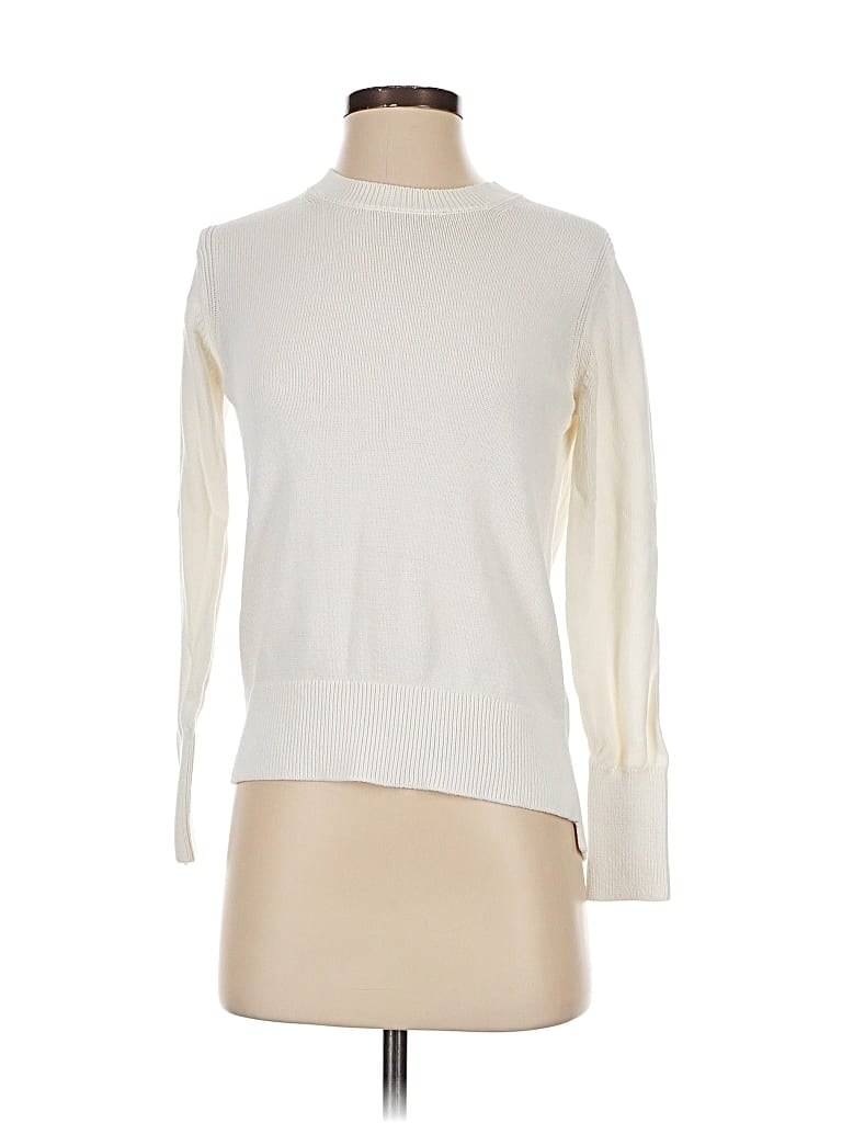 Pre-owned Everlane Turtleneck Sweater In White