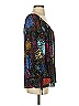 Shoshanna 100% Silk Black Long Sleeve Blouse Size 2 - photo 4