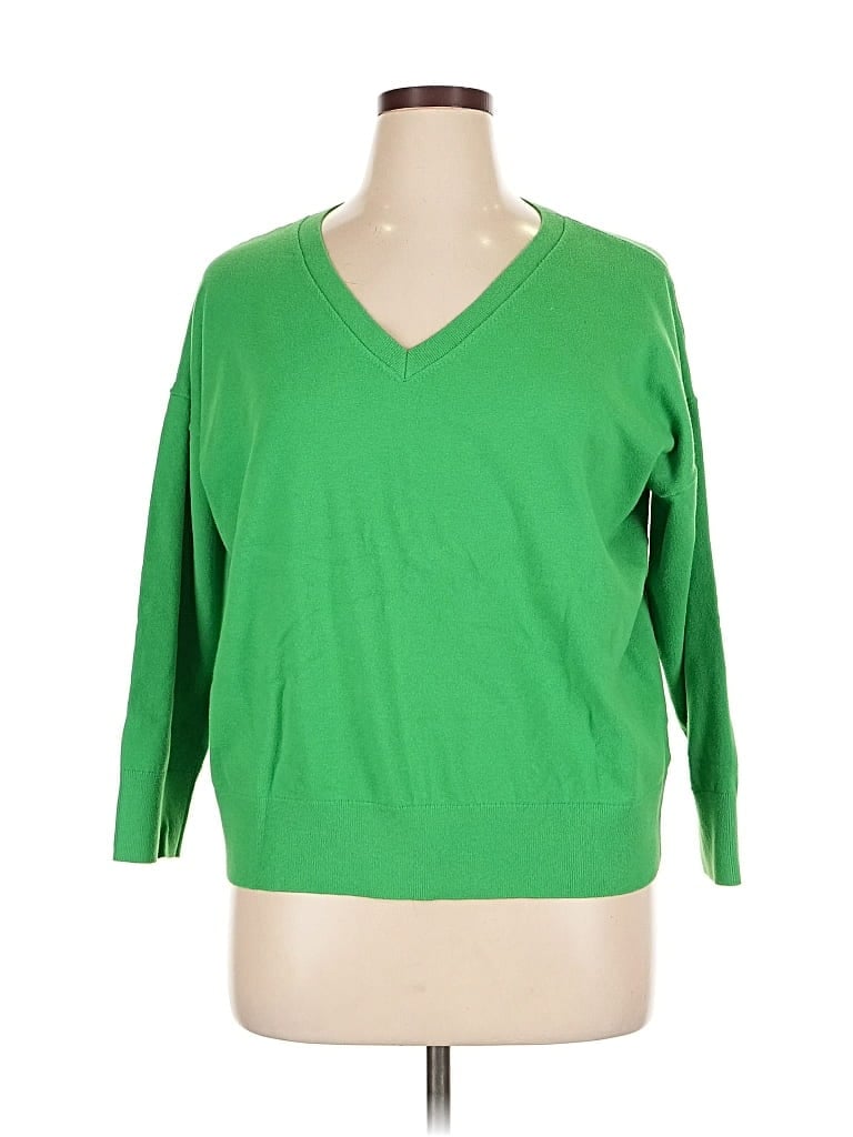 Pre-owned Old Navy Pullover Sweater In Green
