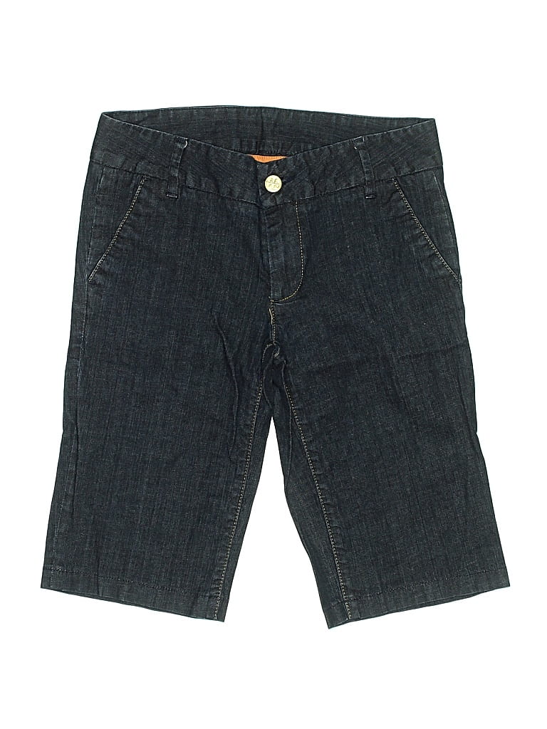 Pre-owned Tory Burch Denim Shorts In Blue