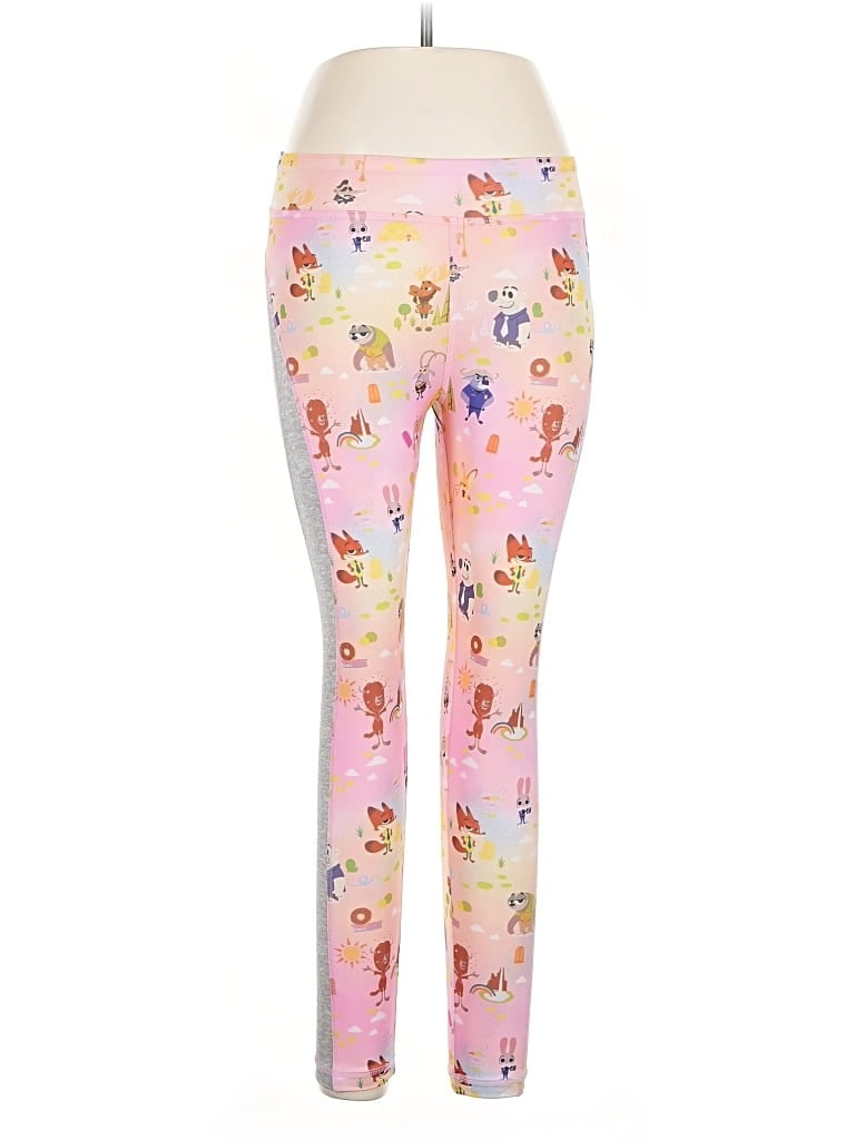 Pre-owned Disney Store Leggings In Pink