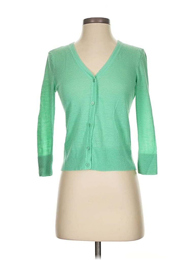 LIZ CLAIBORNE Pre-owned Cardigan Sweater In Green