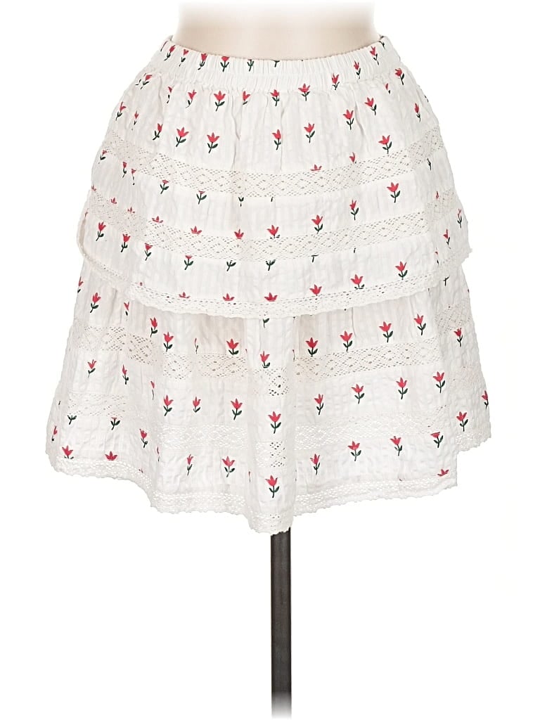 Pre-owned Lulus Casual Skirt In White