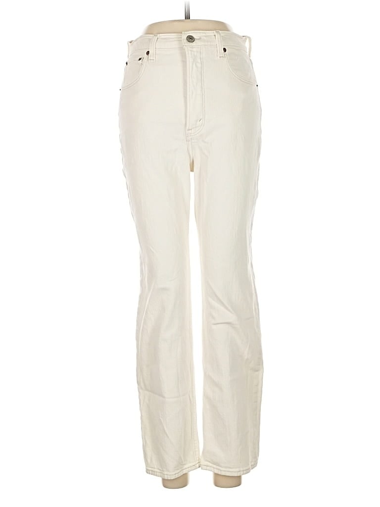 Pre-owned Abercrombie & Fitch Jeans In White