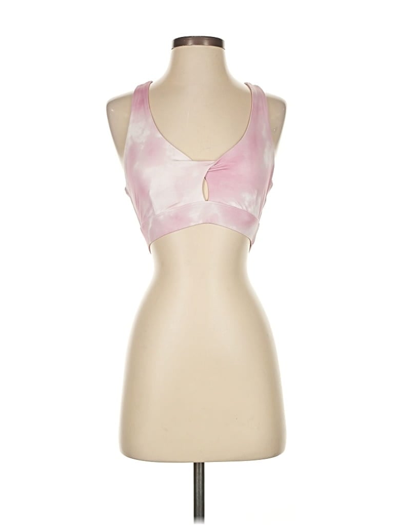 Pre-owned Just Fab Tank Top Pink Halter Neckline Tops
