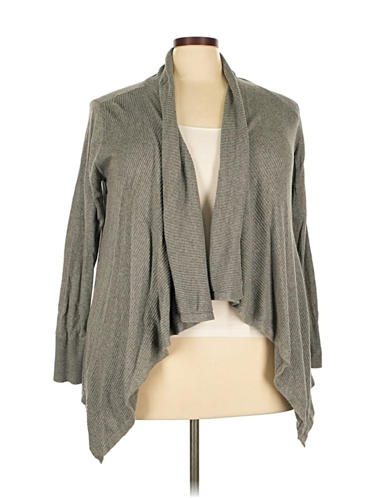 Pre-owned Merona Cardigan Sweater In Gray
