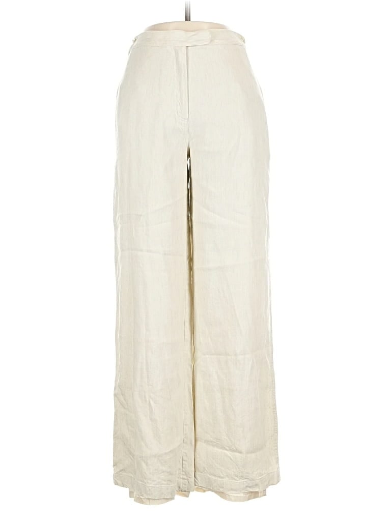 Pre-owned Jjill Linen Pants In White