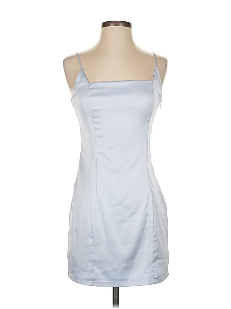 Pre-owned Superdown Sleeveless Top Silver Sweetheart Neckline Tops