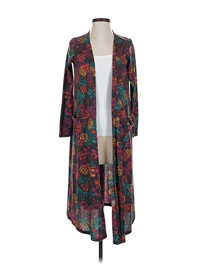 Click to view more detailed imagery on our partner's website Pre-owned Lularoe Cardigan Sweater In Burgundy