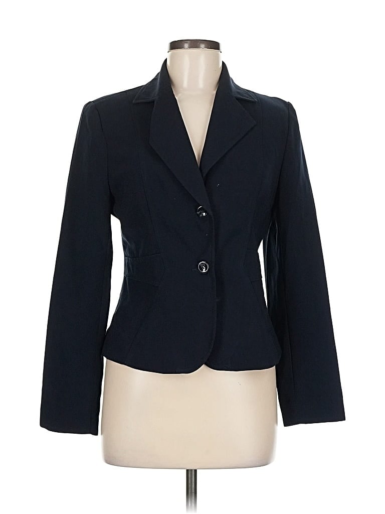 Pre-owned Assorted Brands Blazer Jacket In Blue