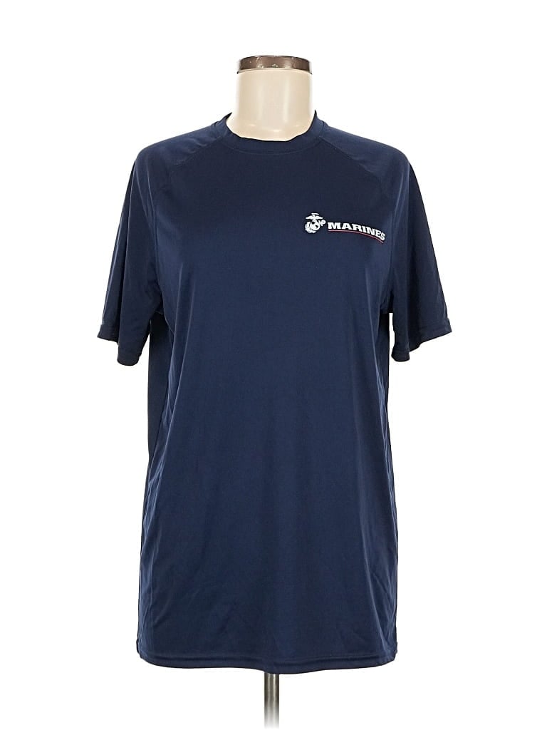 Pre-owned Assorted Brands Active T-shirt In Blue