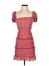 Sim & Sam 100% Rayon Hearts Red Cocktail Dress Size S - photo 1
