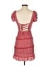 Sim & Sam 100% Rayon Hearts Red Cocktail Dress Size S - photo 2