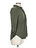 Max Edition 100% Rayon Green 3/4 Sleeve Button-Down Shirt Size L - photo 4