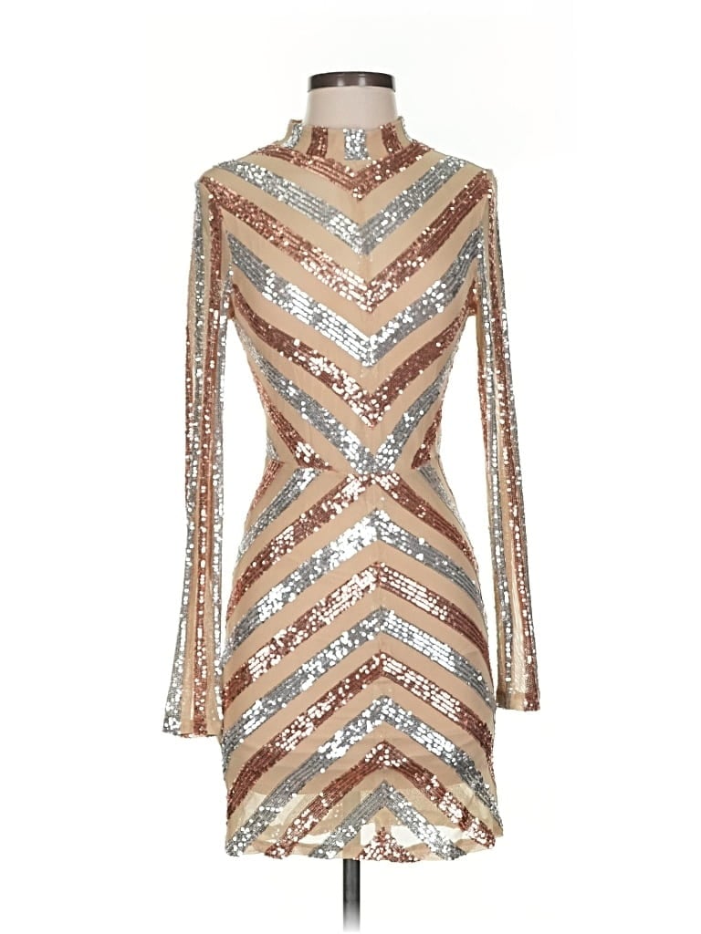 Pre-owned Bebe Cocktail Dress In Brown